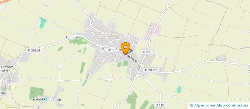 localisation de l'entreprise ASSOCIATION COMMUNALE DE CHASSE AGREEE DE SAINTE SOULLE  SAINTE-SOULLE