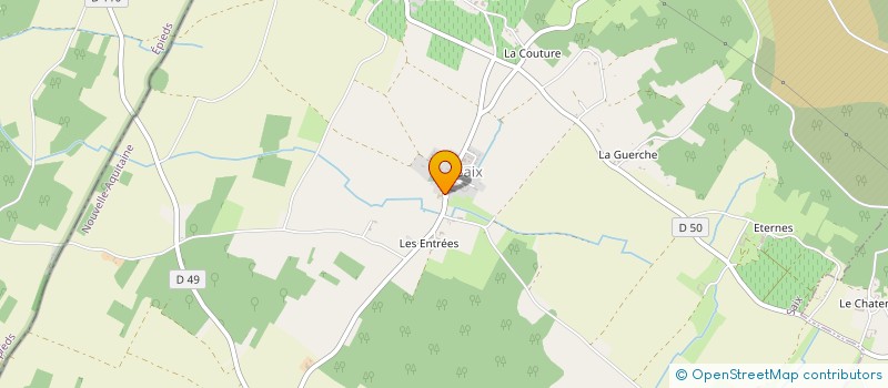 localisation de l'entreprise ASSOCIATION COMMUNALE DE CHASSE AGREEE DE SAIX  SAIX