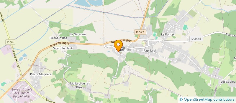 localisation de l'entreprise ASSOCIATION COMMUNALE DE CHASSE AGREEE DE SALAGNON  SALAGNON