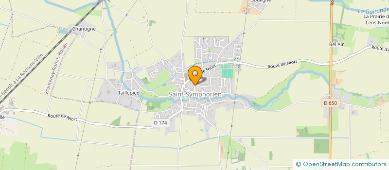 localisation de l'entreprise ASSOCIATION COMMUNALE DE CHASSE AGREEE DE SANSAIS  SANSAIS