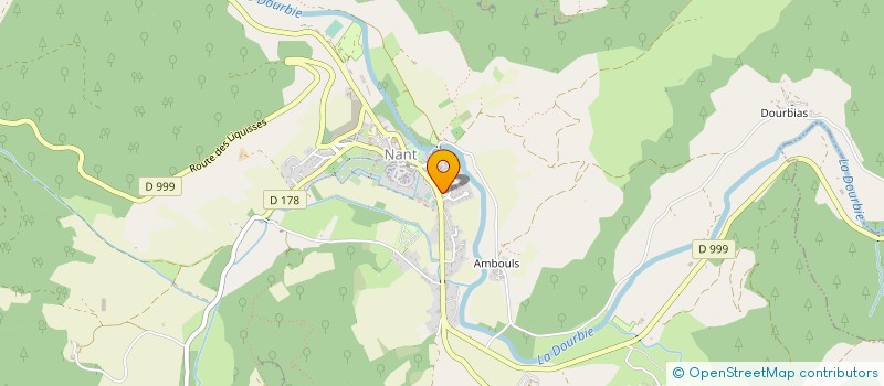 localisation de l'entreprise ASSOCIATION COMMUNALE DE CHASSE AGREEE DE SAUCLIERES  SAUCLIERES