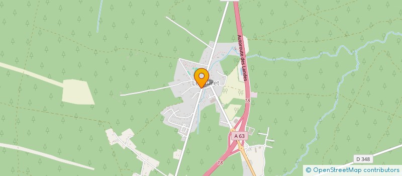 localisation de l'entreprise ASSOCIATION COMMUNALE DE CHASSE AGREEE DE SAUGNAC-ET-MURET  SAUGNAC-ET-MURET