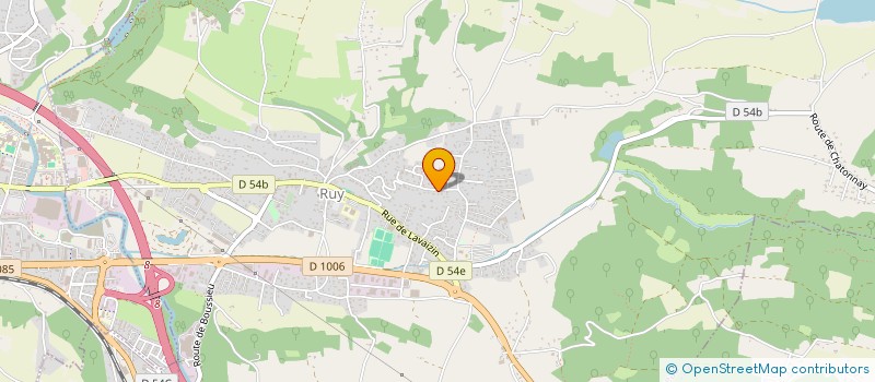 localisation de l'entreprise ASSOCIATION COMMUNALE DE CHASSE AGREEE DE SEREZIN DE LA TOUR  SEREZIN-DE-LA-TOUR