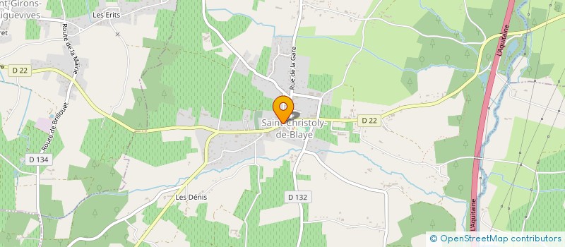 localisation de l'entreprise ASSOCIATION COMMUNALE DE CHASSE AGREEE DE ST-CHRISTOLY-DE-BLAYE  SAINT-CHRISTOLY-DE-BLAYE