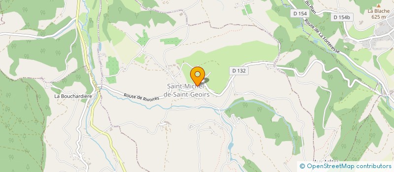 localisation de l'entreprise ASSOCIATION COMMUNALE DE CHASSE AGREEE DE ST MICHEL DE ST GEOIRS  SAINT-MICHEL-DE-SAINT-GEOIRS