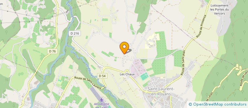 localisation de l'entreprise ASSOCIATION COMMUNALE DE CHASSE AGREEE DE STE EULALIE EN ROYANS  SAINTE-EULALIE-EN-ROYANS