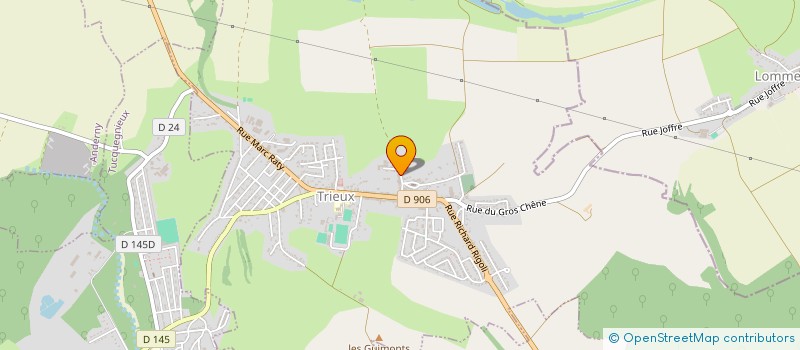 localisation de l'entreprise ASSOCIATION COMMUNALE DE CHASSE AGREEE DE TRIEUX  TRIEUX