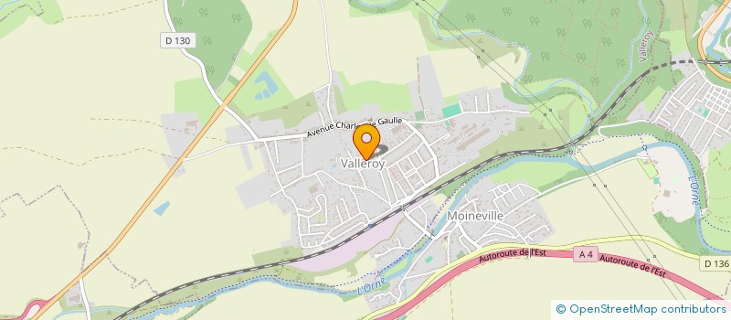 localisation de l'entreprise ASSOCIATION COMMUNALE DE CHASSE AGREEE DE VALLEROY LA DETENTE  VALLEROY