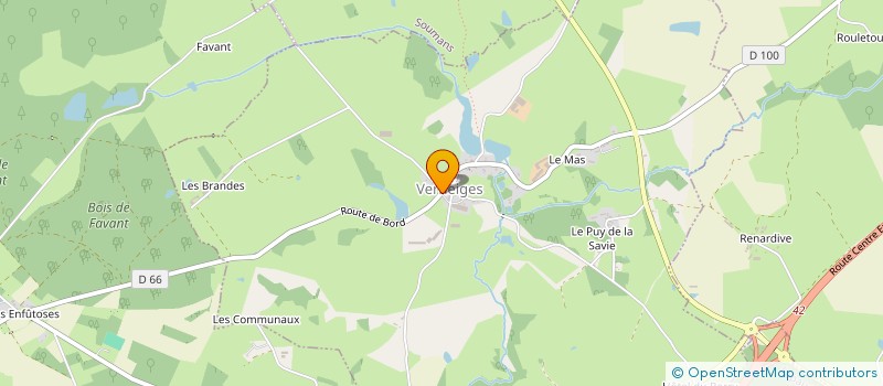 localisation de l'entreprise ASSOCIATION COMMUNALE DE CHASSE AGREEE DE VERNEIGES  VERNEIGES