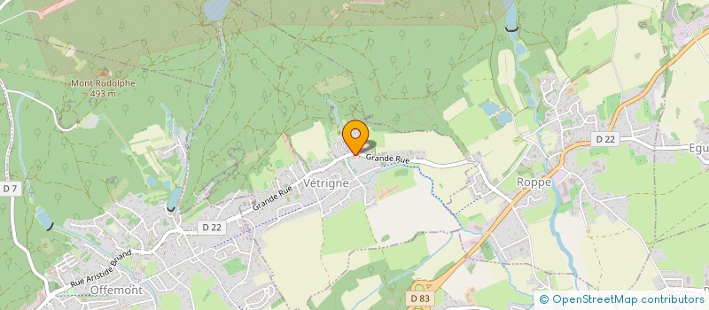 localisation de l'entreprise ASSOCIATION COMMUNALE DE CHASSE AGREEE DE VETRIGNE  VETRIGNE