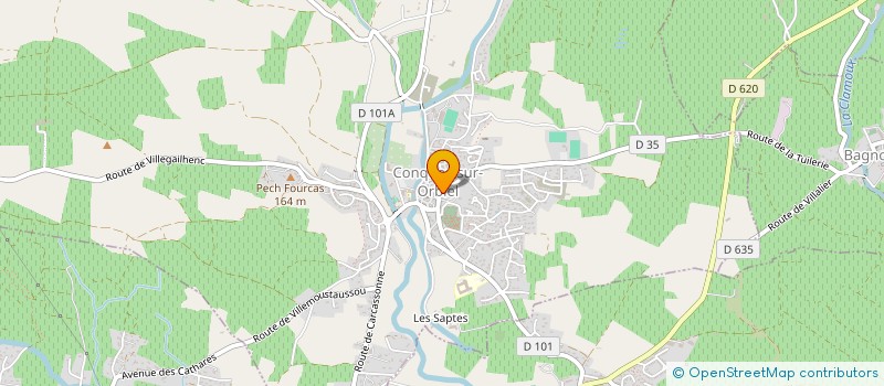 localisation de l'entreprise ASSOCIATION COMMUNALE DE CHASSE AGREEE DE VILLARDONNEL  VILLARDONNEL