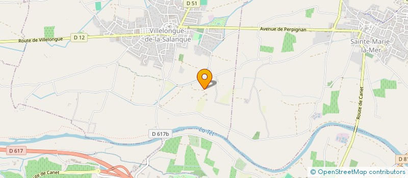 localisation de l'entreprise ASSOCIATION COMMUNALE DE CHASSE AGREEE DE VILLELONGUE DE LA SALANQUE  VILLELONGUE-DE-LA-SALANQUE