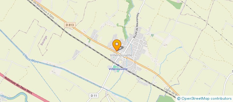 localisation de l'entreprise ASSOCIATION COMMUNALE DE CHASSE AGREEE DE VILLENOUVELLE  VILLENOUVELLE