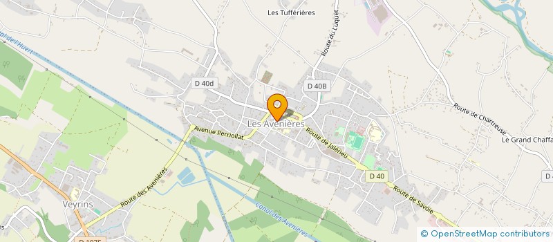 localisation de l'entreprise ASSOCIATION COMMUNALE DE CHASSE AGREEE LA DIANE DE LES AVENIERES  LES AVENIERES VEYRINS-THUELLIN