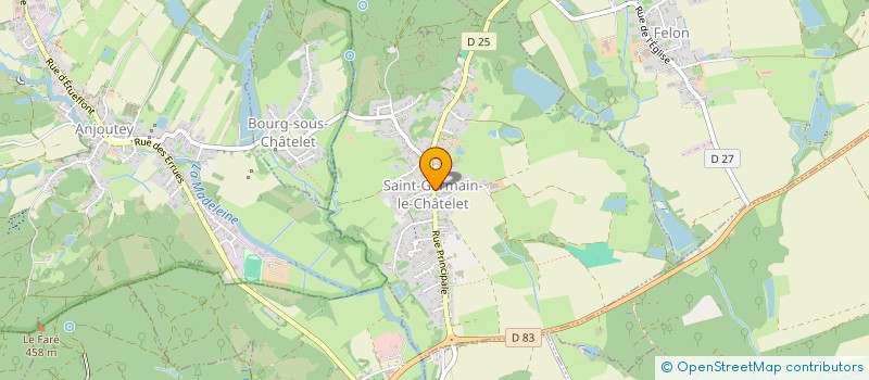 localisation de l'entreprise ASSOCIATION COMMUNALE DE CHASSE AGREEE LA SAINT HUBERT DE FELON à FELON