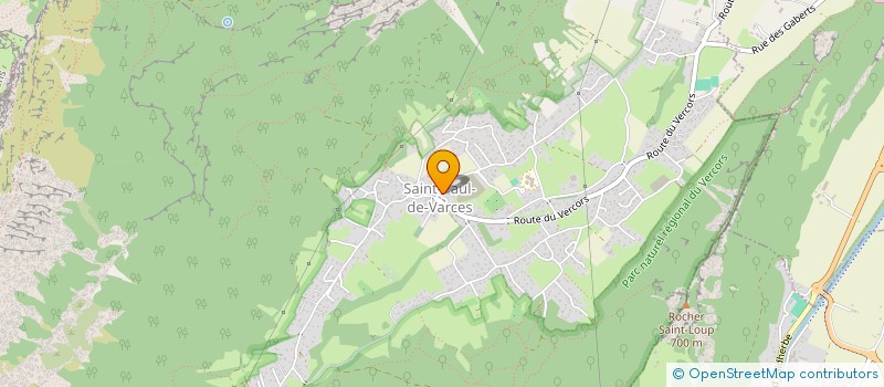 localisation de l'entreprise ASSOCIATION COMMUNALE DE CHASSE AGREEE LA SAINT-HUBERT DU COL DE L'ARC  SAINT-PAUL-DE-VARCES