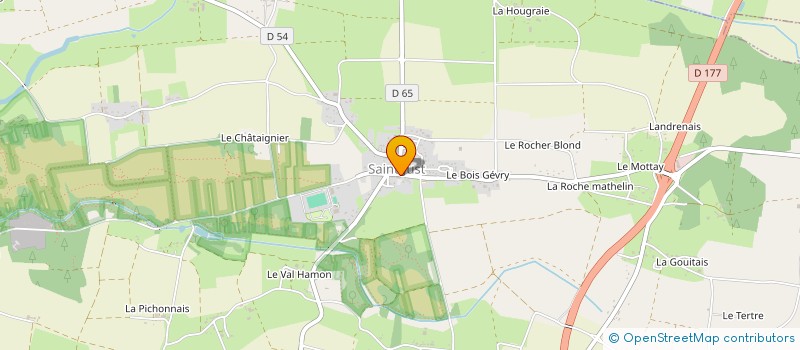 localisation de l'entreprise ASSOCIATION COMMUNALE DE CHASSE AGREEE - SAINT JUST  SAINT-JUST