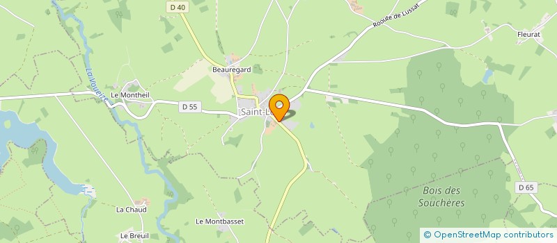 localisation de l'entreprise ASSOCIATION COMMUNALE DE CHASSE AGREEE SAINT-LOUP à SAINT-LOUP