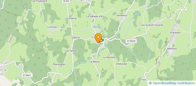 localisation de l'entreprise ASSOCIATION COMMUNALE DE CHASSE AGREEE SAINT-MICHEL-DE-VEISSE  SAINT-MICHEL-DE-VEISSE
