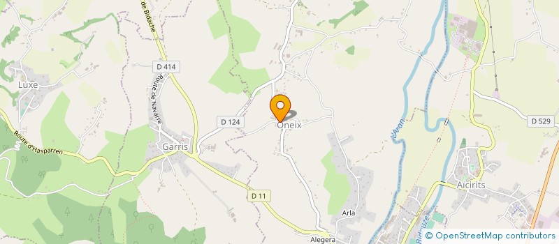 localisation de l'entreprise ASSOCIATION COMMUNALE DE CHASSE D'AMENDEUIX - ONEIX  AMENDEUIX-ONEIX