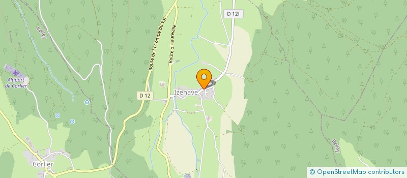 localisation de l'entreprise ASSOCIATION COMMUNALE DE CHASSE D'IZENAVE  IZENAVE