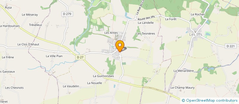 localisation de l'entreprise ASSOCIATION COMMUNALE DE CHASSE DE CARDROC  CARDROC