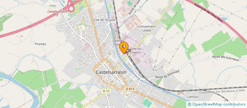 localisation de l'entreprise ASSOCIATION COMMUNALE DE CHASSE DE CASTELSARRASIN à CASTELSARRASIN