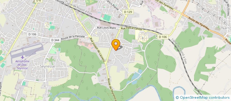 localisation de l'entreprise ASSOCIATION COMMUNALE DE CHASSE DE DAX à DAX