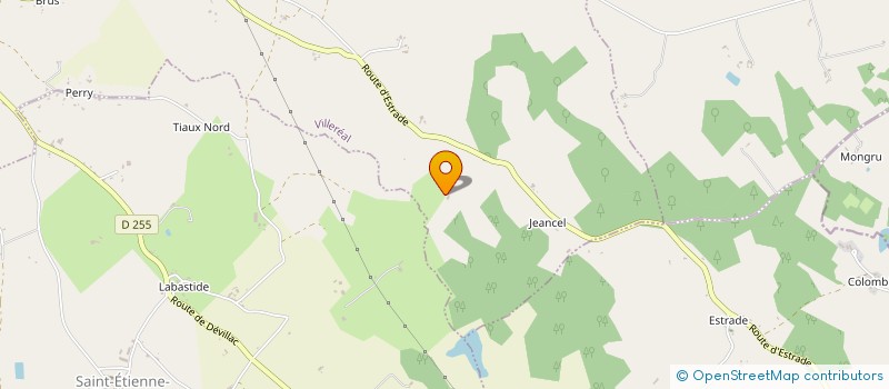 localisation de l'entreprise ASSOCIATION COMMUNALE DE CHASSE DE DEVILLAC  VILLEREAL