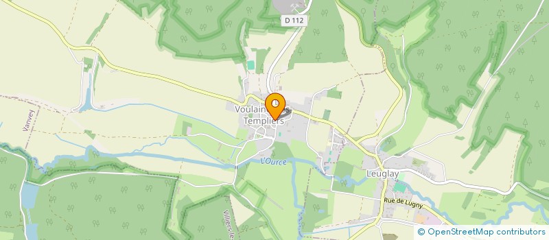 localisation de l'entreprise ASSOCIATION COMMUNALE DE CHASSE DE LA GRANDE BROSSE  VOULAINES-LES-TEMPLIERS