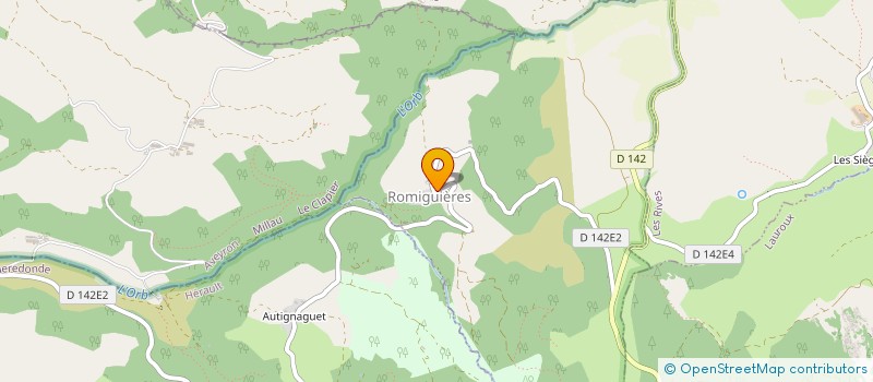 localisation de l'entreprise ASSOCIATION COMMUNALE DE CHASSE DE LUNAS  LUNAS