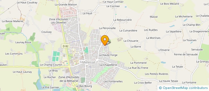 localisation de l'entreprise ASSOCIATION COMMUNALE DE CHASSE DE MELESSE  MELESSE