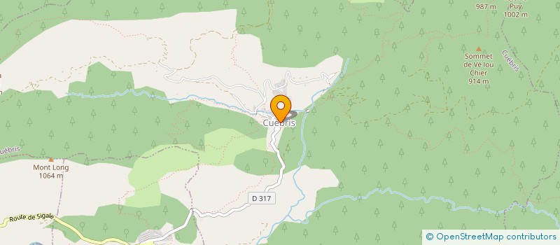 localisation de l'entreprise ASSOCIATION COMMUNALE DE CHASSE DE PIERREFEU DES ALPES MARITIMES  PIERREFEU