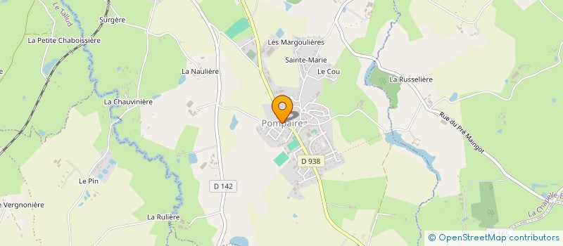 localisation de l'entreprise ASSOCIATION COMMUNALE DE CHASSE DE POMPAIRE  POMPAIRE