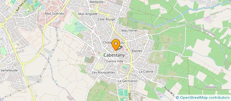 localisation de l'entreprise ASSOCIATION COMMUNALE DE CHASSE DE SAINT NAZAIRE à CABESTANY