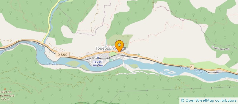 localisation de l'entreprise ASSOCIATION COMMUNALE DE CHASSE DE TOUET SUR VAR à TOUET-SUR-VAR