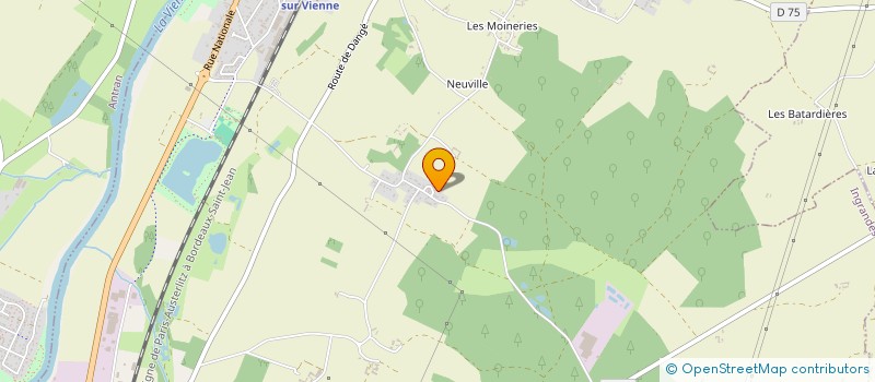 localisation de l'entreprise ASSOCIATION COMMUNALE DE CHASSE DES GRANDES VARENNES à INGRANDES