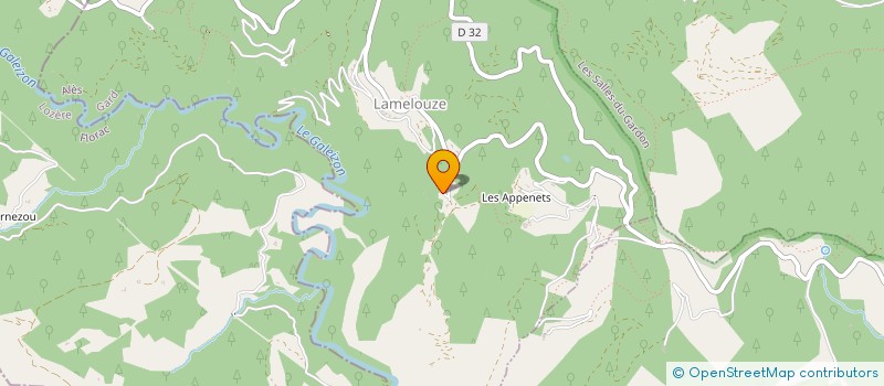 localisation de l'entreprise ASSOCIATION COMMUNALE DE CHASSE LES AMIS DE LAMELOUZE  LAMELOUZE