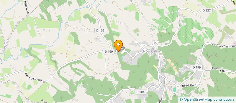 localisation de l'entreprise ASSOCIATION COMMUNALE DE CHASSE LES CHASSEURS DES BORIES  GORDES