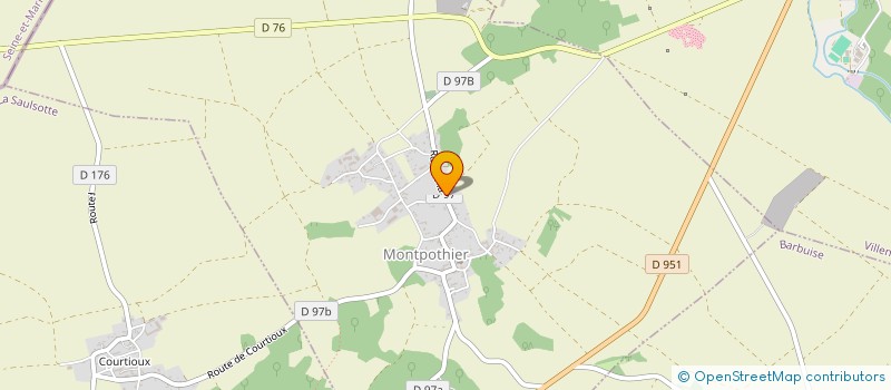 localisation de l'entreprise ASSOCIATION COMMUNALE POUR L ECOLE DE LA LOUPTIERE THENARD  LA LOUPTIERE-THENARD