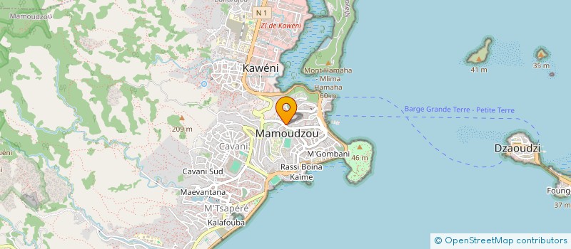 localisation de l'entreprise ASSOCIATION COMMUNAUTAIRE DE MUTSAMUDU A MAYOTTE NARIVINDZANE (AC2MN) à MAMOUDZOU