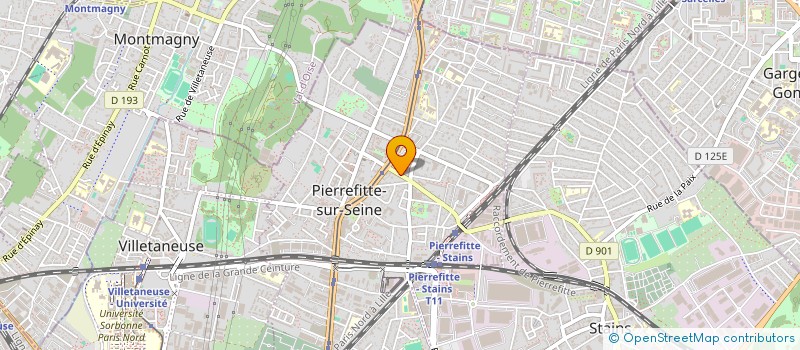 localisation de l'entreprise ASSOCIATION COMMUNAUTAIRE DE PIERREFITTE à PIERREFITTE-SUR-SEINE