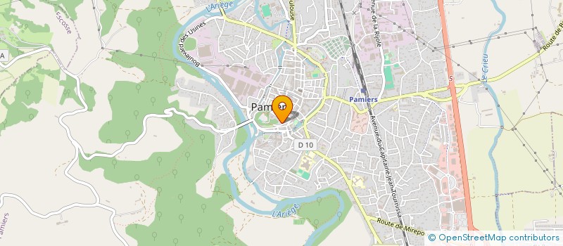 localisation de l'entreprise ASSOCIATION COMMUNAUTE DES CARMELITES à PAMIERS