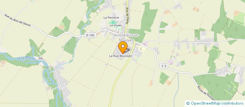 localisation de l'entreprise ASSOCIATION COMMUNE LIBRE DE PREAU à HUISSEAU-SUR-MAUVES