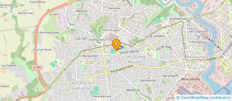localisation de l'entreprise ASSOCIATION COMORIENNE DE BREST à BREST