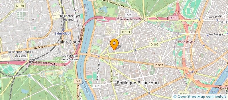 localisation de l'entreprise ASSOCIATION COMORIENNE DE FOUMBOUNI-MDRABOINI D ILE DE FRANCE à BOULOGNE-BILLANCOURT