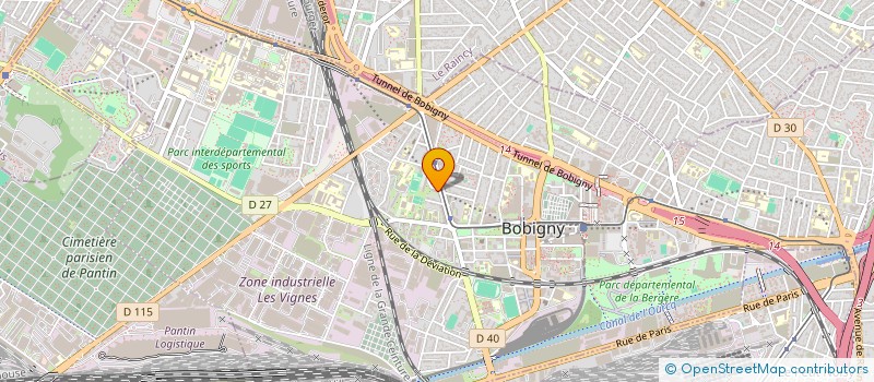 localisation de l'entreprise ASSOCIATION COMORIENNE POUR L'INSERTION DES FEMMES ET DES JEUNES DEFAVORISES (ACIFEJ) à BOBIGNY