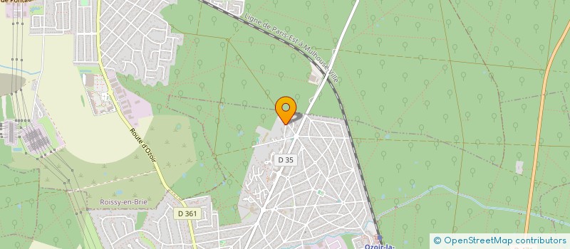 localisation de l'entreprise ASSOCIATION COMORIENNE VIVRE A OZOIR-LA-FERRIERE (A.C.V)  OZOIR-LA-FERRIERE