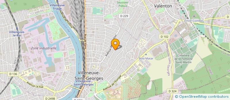 localisation de l'entreprise ASSOCIATION COMPAGNIE ALTERNANCIA  VILLENEUVE-SAINT-GEORGES