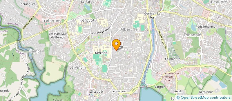 localisation de l'entreprise ASSOCIATION COMPAGNIE ATYPICC à VANNES